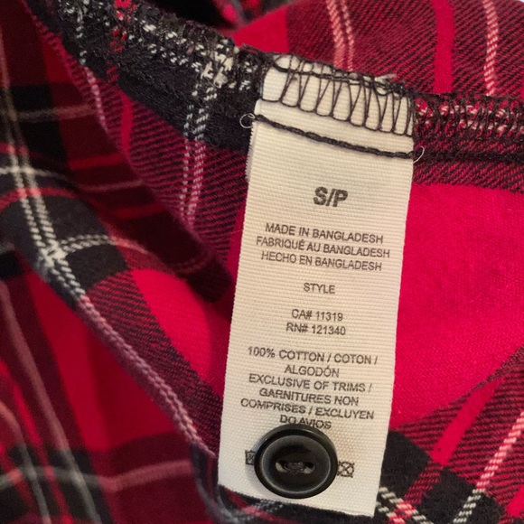 Garage Hooded Plaid Shirt Small - Picture 4 of 6